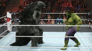 GODZILLA VS HULK - WWE 2K19 LAST MAN STANDING MATCH