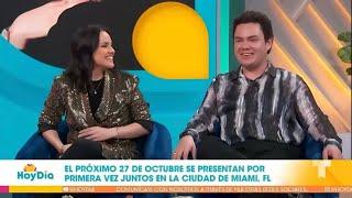 Manuel José y Sara Sosa, entrevista en #hoydía #telemundo , 27 Octubre LaScala de Miami, #florida