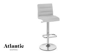 Lush Chrome Bar Stool