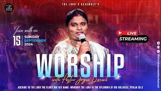 Worship with Pastor JOYCE DANIEL || 15th September 2024 || THE LORD'S ASSEMBLY.