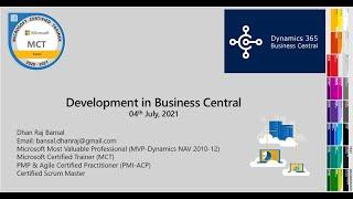 Getting Started with Development in Microsoft Dynamics 365 Business Central