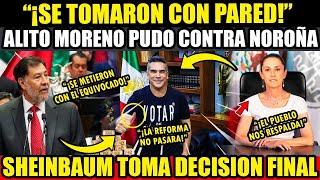 EN VIVO! ALITO MORENO CASI CACHETEA A NOROÑA POR BURLARSE DEL PAN Y PRI PERO LA PARÓ EN SECO