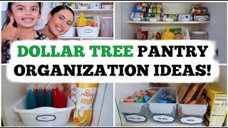 DOLLAR TREE PANTRY ORGANIZATION IDEAS!!! (that you'll actually use!)