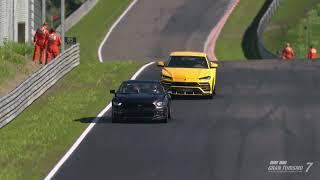 Battle of the giants: Ford Mustang GT versus Lamborghini Urus on the Nurburgring Nordschleife