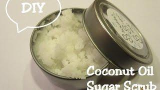 Coconut Oil Sugar Scrub