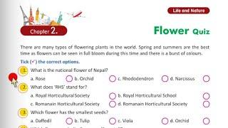 Neo GK hub class 7th chapter 2 : Flowers quiz