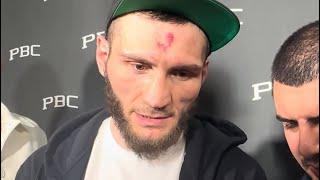 Bakhram Murtazaliev CALLS OUT Terence Crawford after DESTROYING Tim Tszyu in 3 • FULL POST-FIGHT