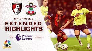 Bournemouth v. Southampton | PREMIER LEAGUE HIGHLIGHTS | 9/30/2024 | NBC Sports