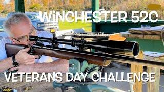 @MnMarine1  Veterans Day rimfire challenge first go at it! Winchester 52C marine sniper trainer