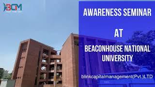 Educational Seminar at Beacon House National University | Trading through PMEX | BCM