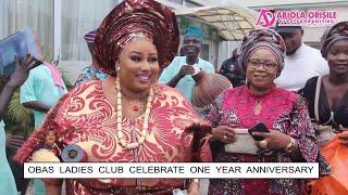 Obas ladies club & all Lagos King celebrate one year anniversary and 100 million fundraising.