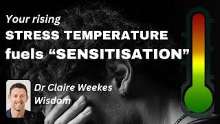 Your Rising STRESS TEMPERATURE Causes Anxiety & Sensitization (Claire Weekes)