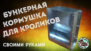 Бункерная кормушка для кроликов