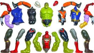 Merakit mainan superhero, Spiderman, hulk Thanos ant man, Avengers Assembel toys