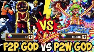 F2P GOD vs P2W GOD ft. @Soul47 | One Piece Bounty Rush 6th Anniversary | OPBR