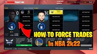 *Still Works* How To Force Trades In NBA 2K23 Next Gen My League | NBA 2k Tutorial