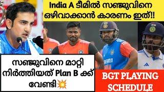 സഞ്ജുവിനെ ഇന്ത്യ മാറ്റി വെച്ചത്!!മുന്നിൽ ഈ അവസരം️|Cricket News Malayalam| Sanju Samson Batting|