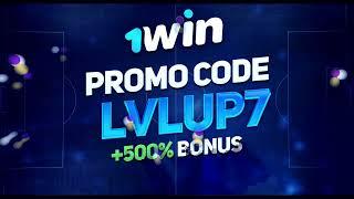 1WIN PROMO CODE: LVLUP7 - 500% + Bonus on 1win