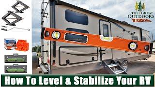 How to Level & Stabilize Tips and Tricks Leveling Blocks RVs Campers Travel Trailers Colorado Dealer