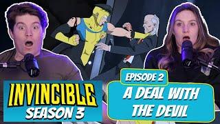 THAT ESCALATED QUICKLY!! | Invincible Season 3 Married Reaction | Ep 3x2, "A Deal With The Devil”