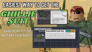 THE GHILLIE SUIT GRIND USING MILITARY FIELD RADIO IN APOCALYPSE RISING 2 !!!