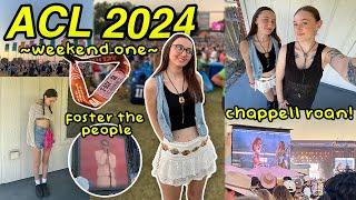 going to a music festival... for the first time - ACL 2024 VLOG (chappell roan?!)