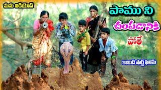 పాముని చంపడానికి పోతే || Pamuni chanpadaniki pothe || Manu videos || telugu letest all