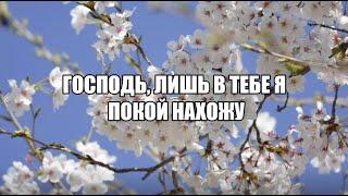 Господь, лишь в Тебе я покой нахожу (хвала)