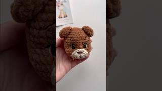 Teddy bear  В’язаний ведмедик #amigurumi #амігурумі #вязанііграшки #іграшкигачком #іграшки