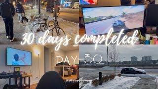 30 days of regular vlogging on youtube #day30 #dailyvlog #winter #challenge #indianvlogger #youtube