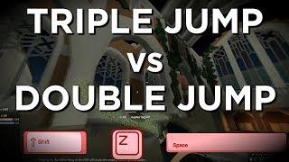 Phantom Forces TRIPLE JUMP vs DOUBLE JUMP +Tutorial! (roblox)