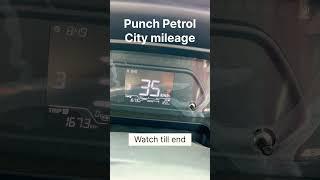 Tata Punch Petrol mileage test #trending #viral #tatapunch #shorts #cars #youtubeshorts Punch 2024