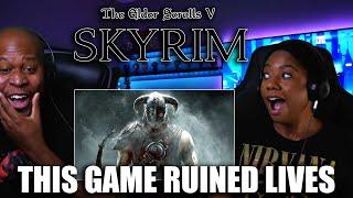 Wife Discovers Elder Scrolls [Skyrim] Reaction