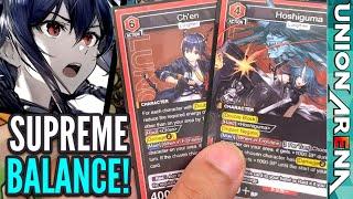 Arknights Red Deck Profile - Ch'en & Hoshiguma | Union Arena TCG