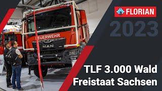 Das neue TLF 3000-Wald vom Freistaat Sachsen