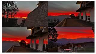 SUNSET VIEW FROM THE HILLS KASAULI