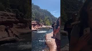 Slide Rock did not disappoint. #funny #sliderock #sedona #arizona #flourpotvegan  #fyp