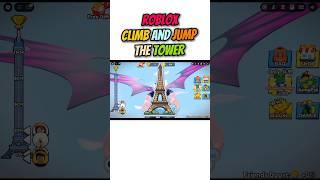 ROBLOX CLIMB AND JUMP TOWER..!! #shorts #roblox #robloxgames #funny #funnygameplay