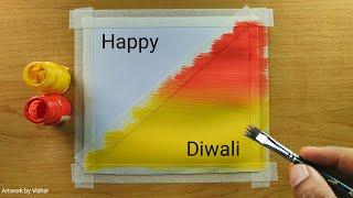 Diwali Drawing / Diwali Drawing Easy Step by Step / Happy Diwali Drawing / Diwali Scenery Drawing