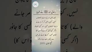 Daily Hadees | Hadees Sharif | Sahih Bukhari 2355 || Daily Blink #shorts #viral #sahihbukhari