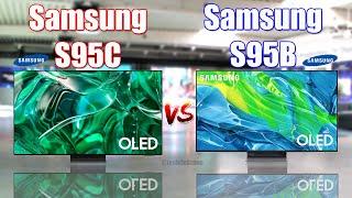 Samsung S95C vs Samsung S95B OLED TV Comparison