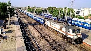 Trains speeding through Resurgent Asaoti : New Delhi - Mathura route