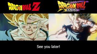 Majin Buu Saga - Z and DAIMA side-by-side comparison