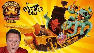 Treasure X Sunken Gold Pirate Ship with Real Gold Doubloon Season 5 Adventure Fun Toy review by Dad!