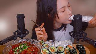 ASMR 김밥 호일 먹방 Common Tteokbokki gimbap mukbang