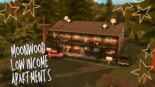 Rural Low Income Apartments || Sims 4 Speed Build || CC