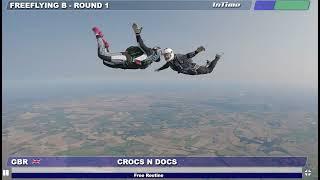 Crocs and Docs: British National Skydiving Championships Freefly B - Best Free Routine