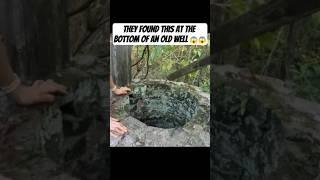 They found a shalter under an old well  (@actionadventuretwins via IG) #shorts #adventure #mystery