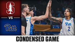 Stanford vs. Pitt Condensed Game | 2024-25 ACC Men's Basketball