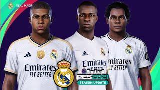 Real Madrid PES 2021 - Elenco 100% atualizado.